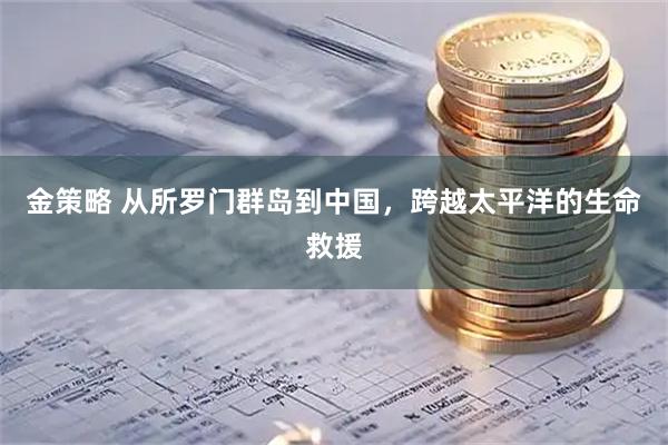 金策略 从所罗门群岛到中国，跨越太平洋的生命救援